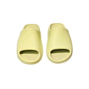 Adidas Kanye West Yeezy “Glow Green” Cloud Foam Comfort Sandal Slides Size 7